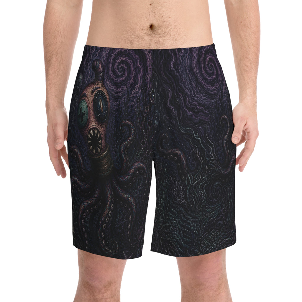 Deep Sea Dennis  Elastic Beach Shorts (AOP)