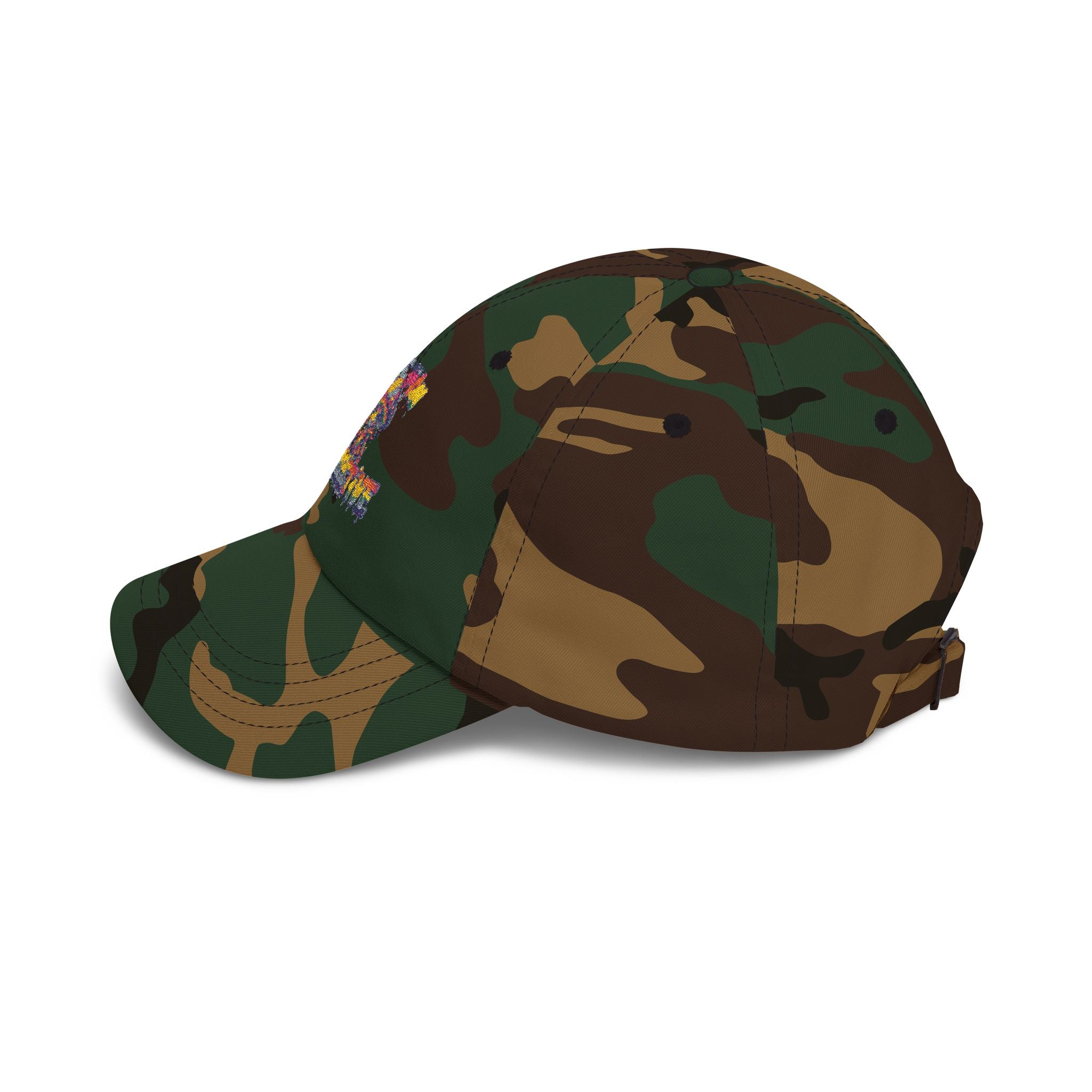 'Mushroom Collective' Retro Graphic Baseball Hat