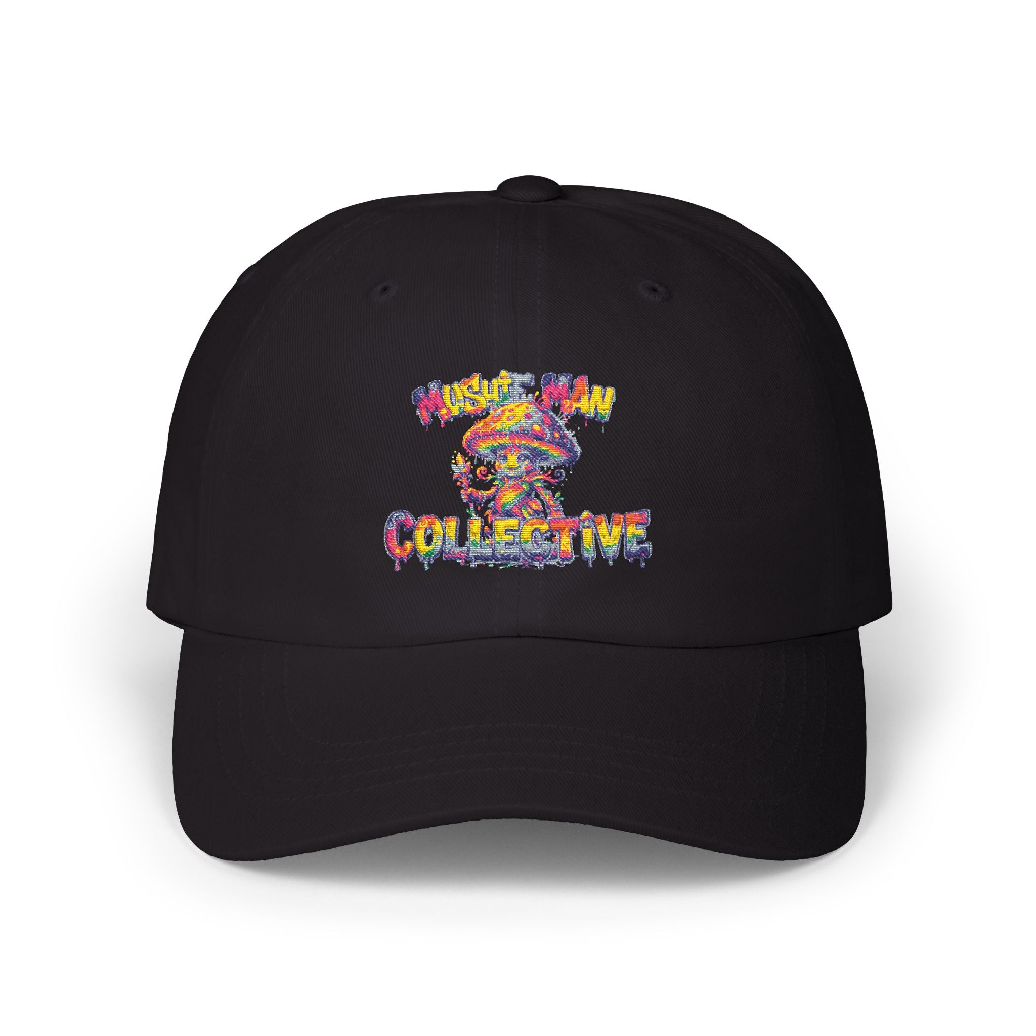 'Mushroom Collective' Retro Graphic Baseball Hat