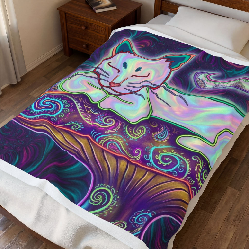 Velvatine Kitty blanket