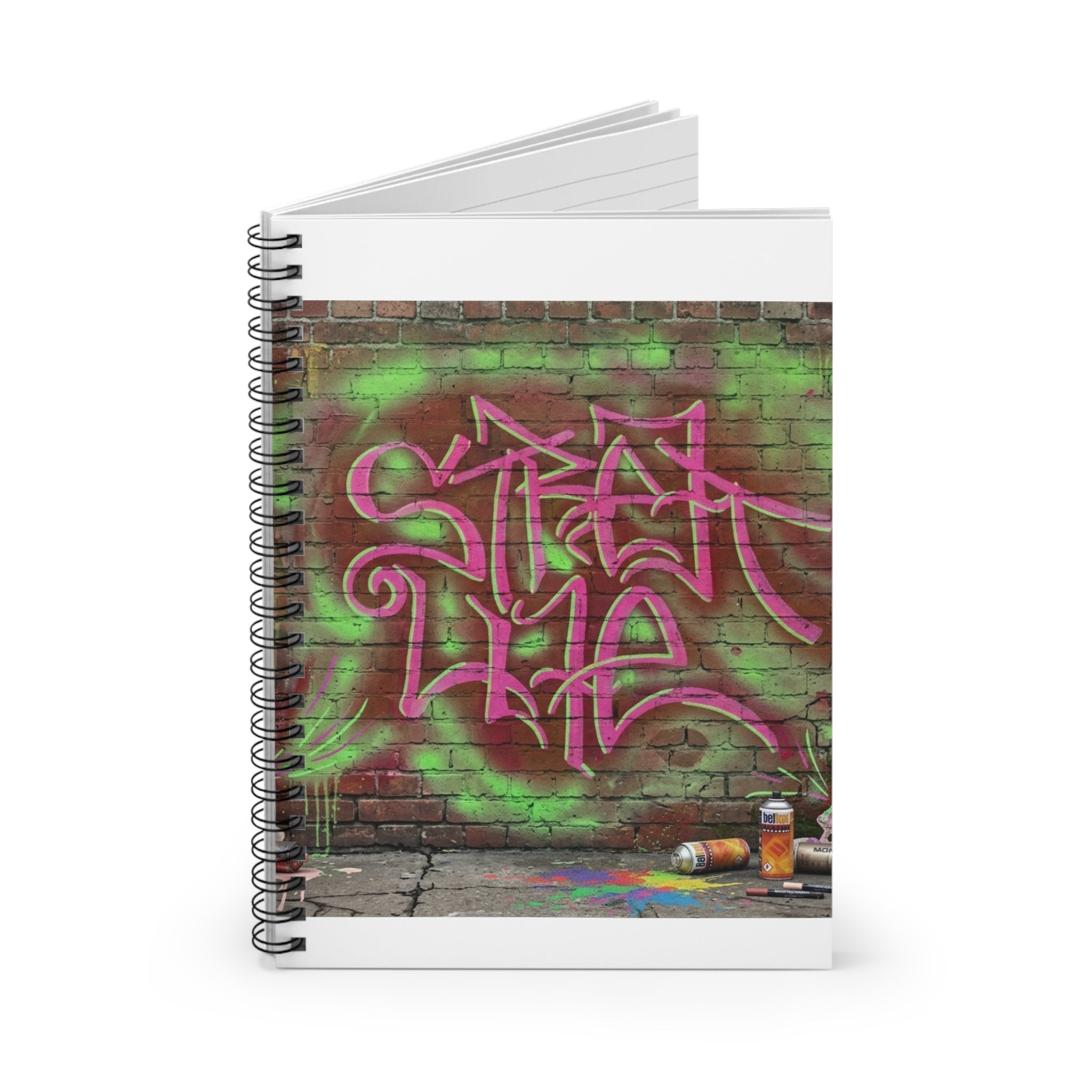 Street life spiral notebook