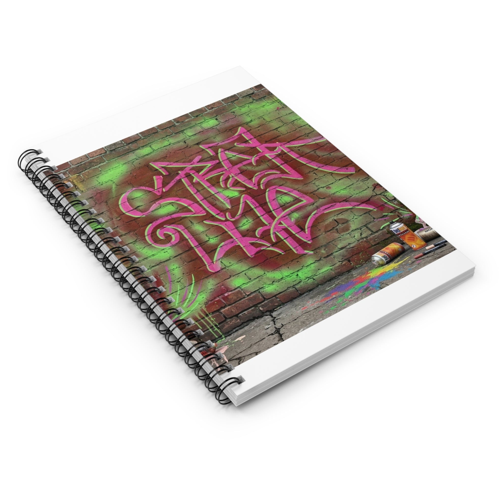 Street life spiral notebook