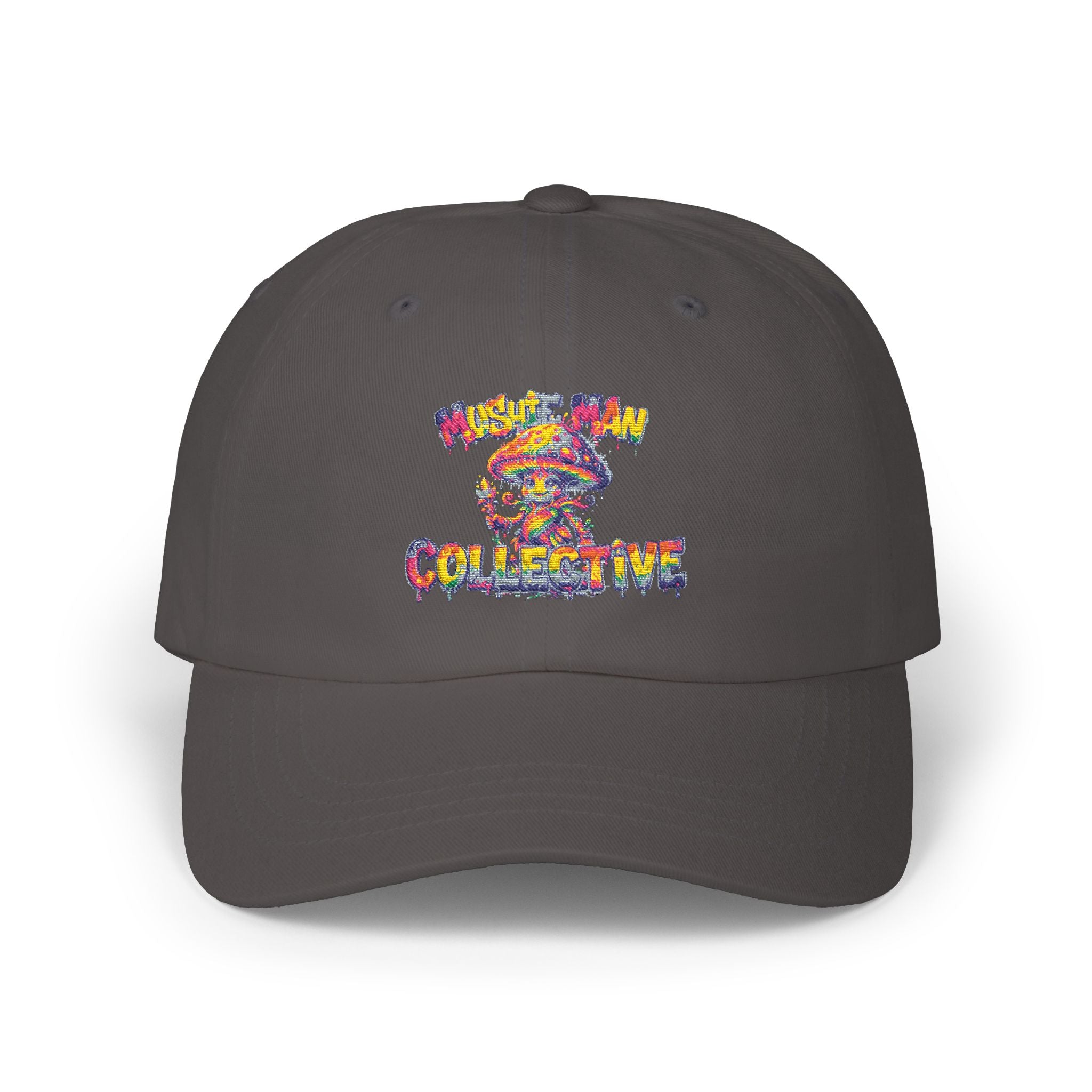 'Mushroom Collective' Retro Graphic Baseball Hat