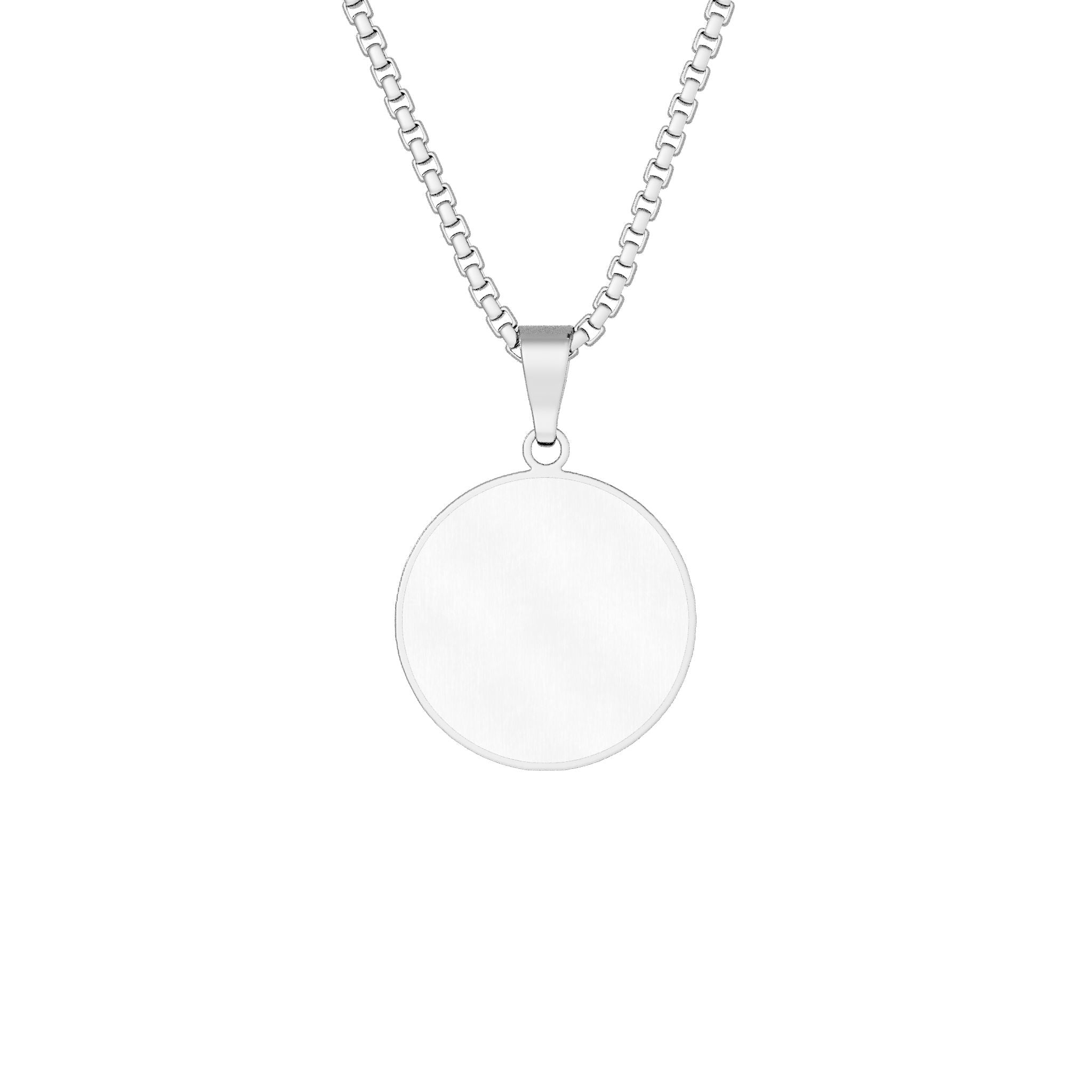 Custom Photo Pendant Necklace — Personalized Round Cut Photo Locket